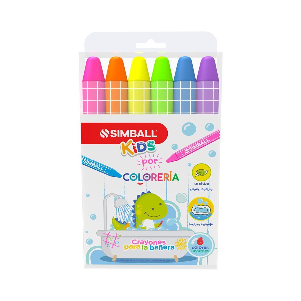 CERA SIMBALL PARA BAÑADERA x 6 COLORES