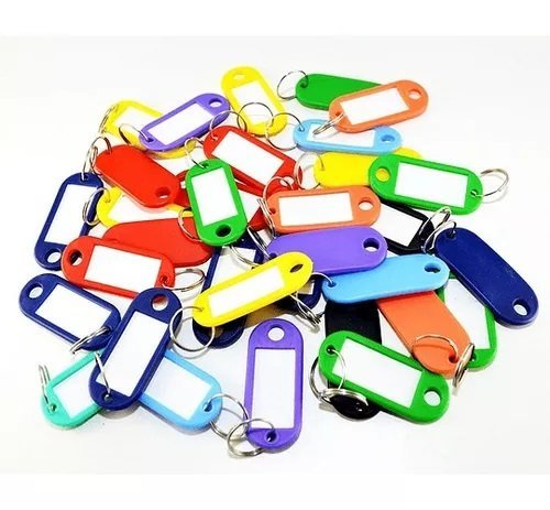 LLAVERO PLASTICO IDENTIFICADOR X 50 UNIDADES