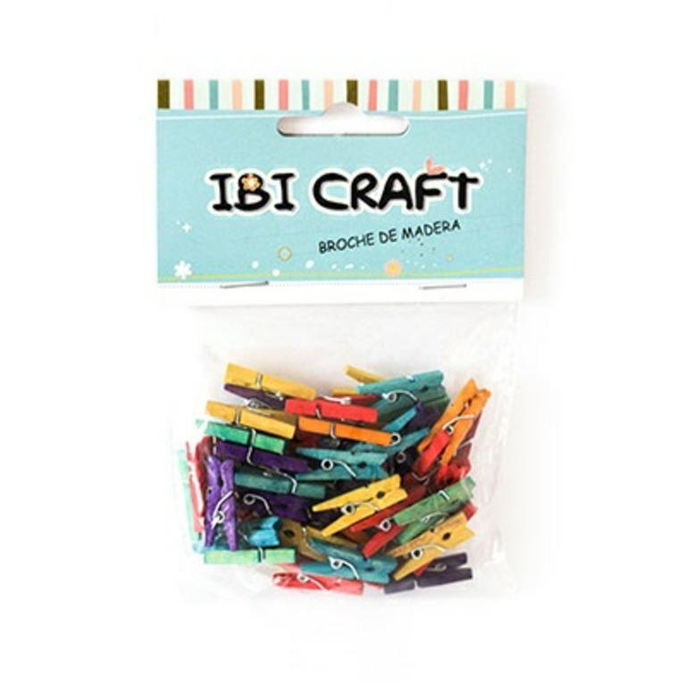 BROCHE MADERA IBI 25 mm x 50 COLOR          655994
