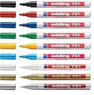 MARCADOR EDDING  751 PAITMARKER ROSA METALICA