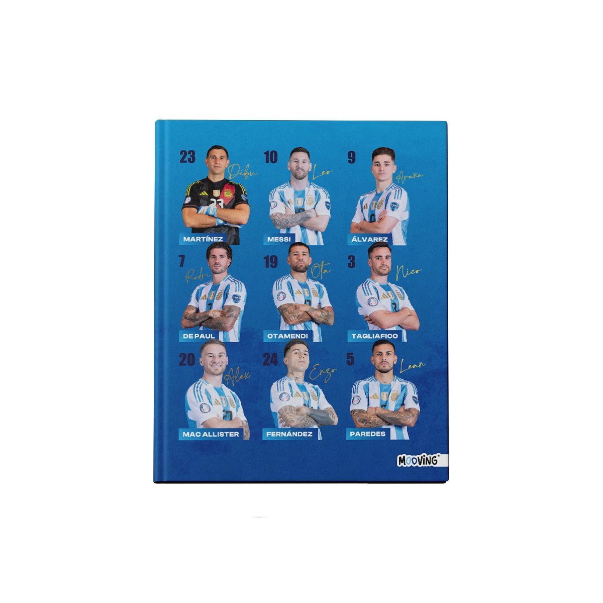 CUADERNO MOOVING 19.5 x 24 CM 48 HOJAS AFA SELECCION