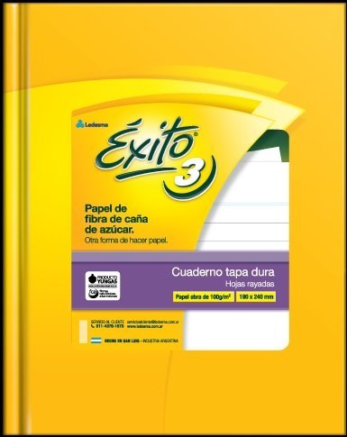 CUADERNO EXITO E1 TAPA DURA 100 HOJAS RAYA