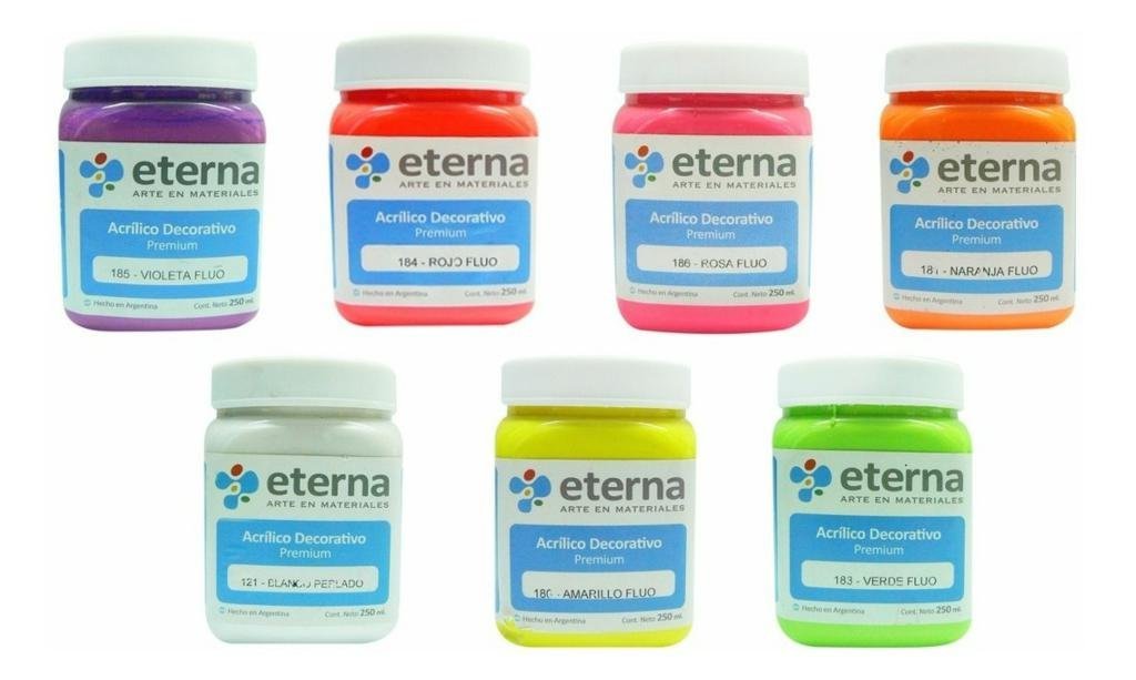 ACRILICO ETERNA DECORATIVO 250 ML AZUL TALO ALFA