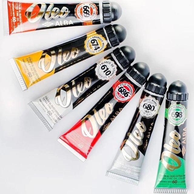 OLEO ALBA PERMANENTES AZUL CERULEO IMIT  x 18 ML
