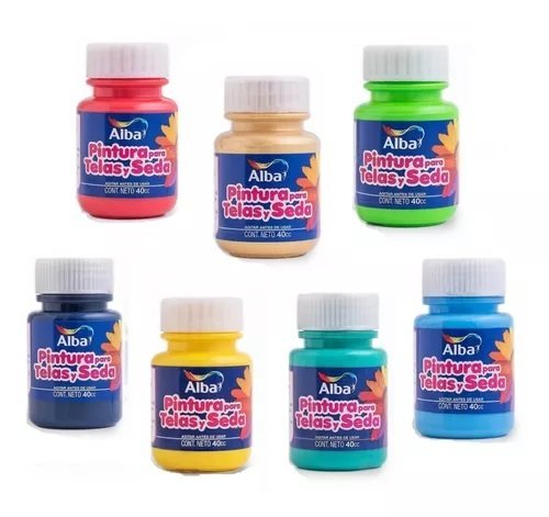 PINTURA ALBA PARA TELA DUO AMARILLO MEDIANO x 40 ML
