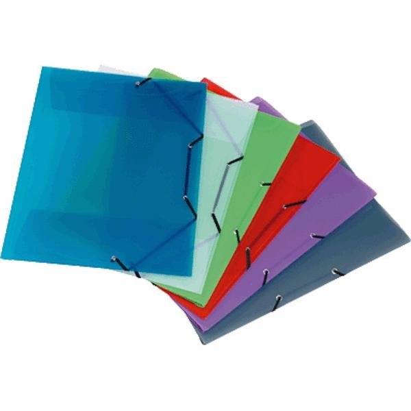 CARPETA 3 SOLAPAS PLASTICA 35 x 50 VERDE