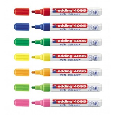 MARCADOR EDDING 4095 BLANCO CHALK P/REDONDA