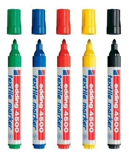 MARCADOR EDDING 4500 TELA NARANJA NEON P/REDONDA