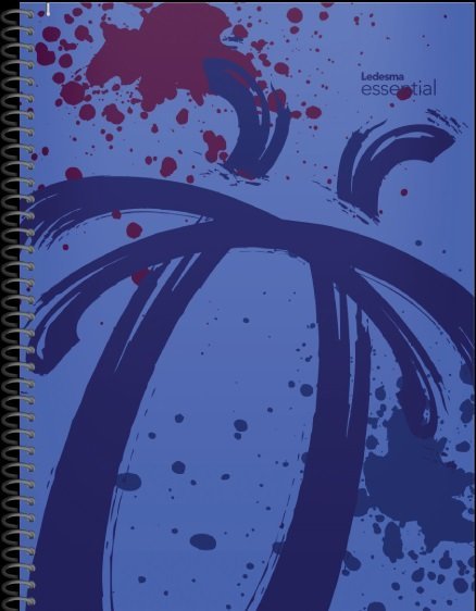 CUADERNO LEDESMA ESPIRAL 22×,29 84 H ESSENTIAL AZUL RAYA