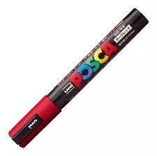 MARCADOR UNI POSCA PC-5M PUNTA GRUESA ROJO
