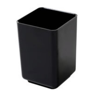 PORTA LAPICES PLASTICO NEGRO