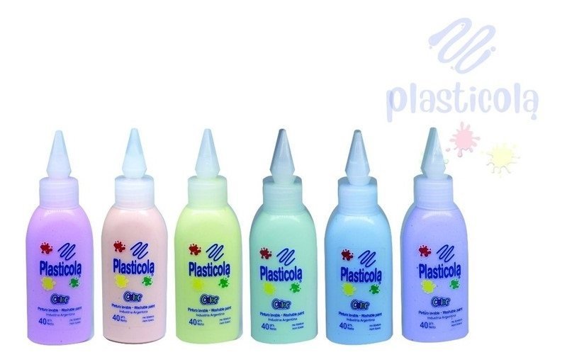 ADHESIVO PLASTICOLA     40 G PASTEL VERDE