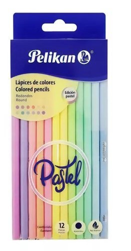 LAPIZ PELIKAN PASTEL x 12 COLORES