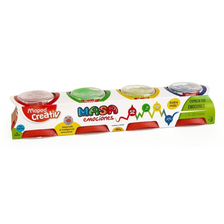 MASA MAPED x 4 POTE 140 GRS CREATIVE FLUO      824662