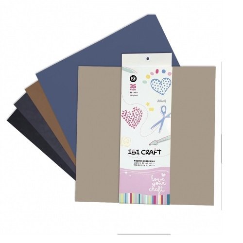 PAPEL IBICRAFT SCRAP 30×,30 160 GRS TIERRA  600808