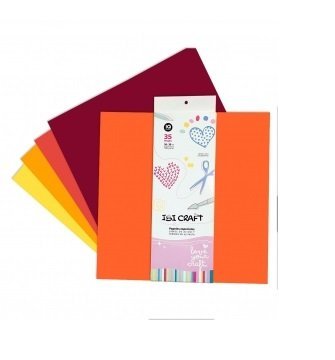 PAPEL IBICRAFT SCRAP 30×,30 160 GRS NARANJA 600810