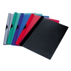CARPETA PLASTICA A4 CON CLIP LATERAL AZUL     076351