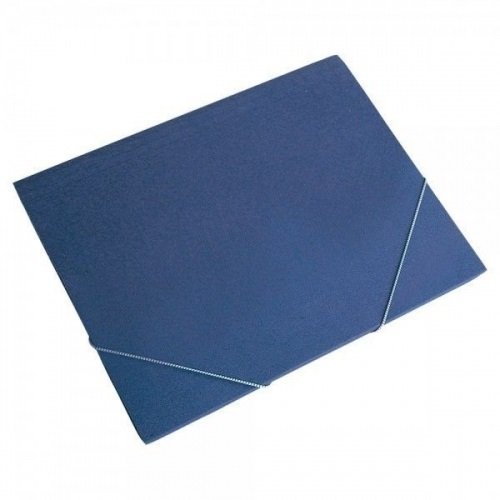 CARPETA 3 SOLAPAS PLASTICA A4 CON ELASTICO AZUL 076401