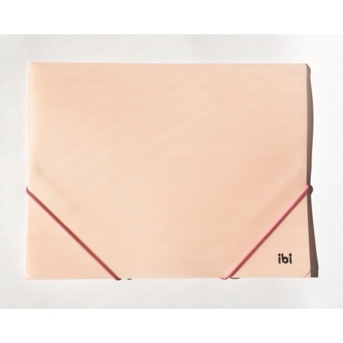 CARPETA 3 SOLAPAS PLASTICA A4 CON ELASTICO ROSA PASTEL      076409