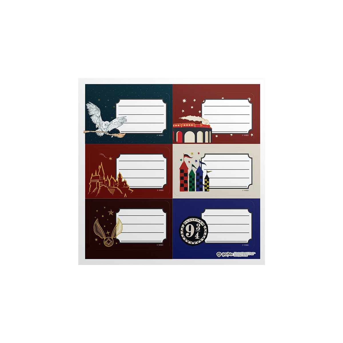 ETIQUETA ESCOLAR MOOVING HARRY POTTER      1301222