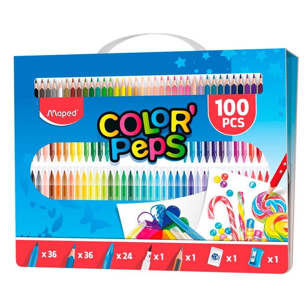 KIT MAPED COLORPEPS COLORANTE  x 100 PIEZAS      907003