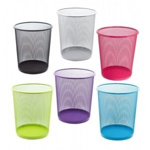 CESTO PAPELERO IBI METALICO 26.5 x 28 CM VIOLETA    990041