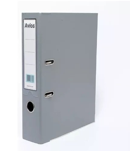 BIBLIORATO CARTON FORRADO A4 7,5 CM GRIS