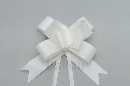 CINTA REGALO BALLOU MOÑO RAPIDO MEDIANO x 50 BLANCO M30