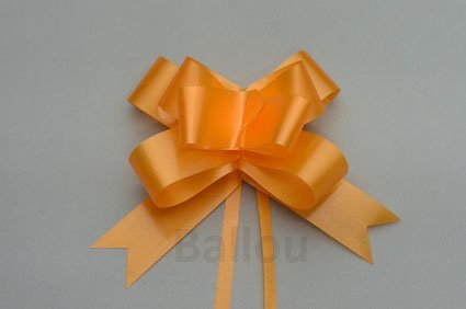 CINTA REGALO BALLOU MOÑO RAPIDO MEDIANO x 50 NARANJA M130