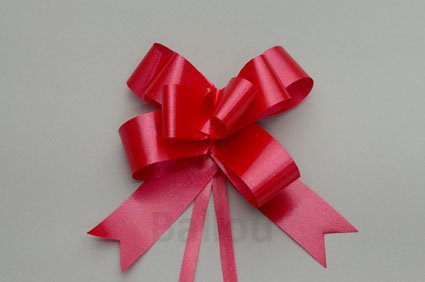 CINTA REGALO BALLOU MOÑO RAPIDO MEDIANO x 50 ROJO  M130