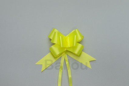 CINTA REGALO BALLOU MOÑO RAPIDO MINI x100 AMARILLO   M124