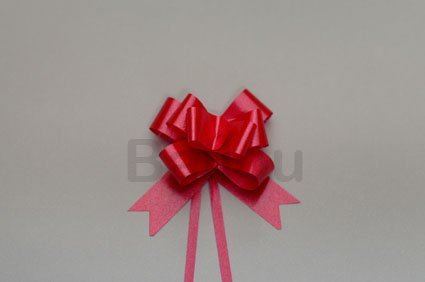 CINTA REGALO BALLOU MOÑO RAPIDO MINI x100 ROJO    M124