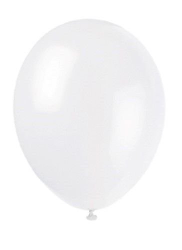 GLOBOS BALLOU LISOS 9¨ X 50 U. BLANCO