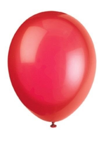 GLOBOS BALLOU LISOS 9¨ X 50 U. ROJO
