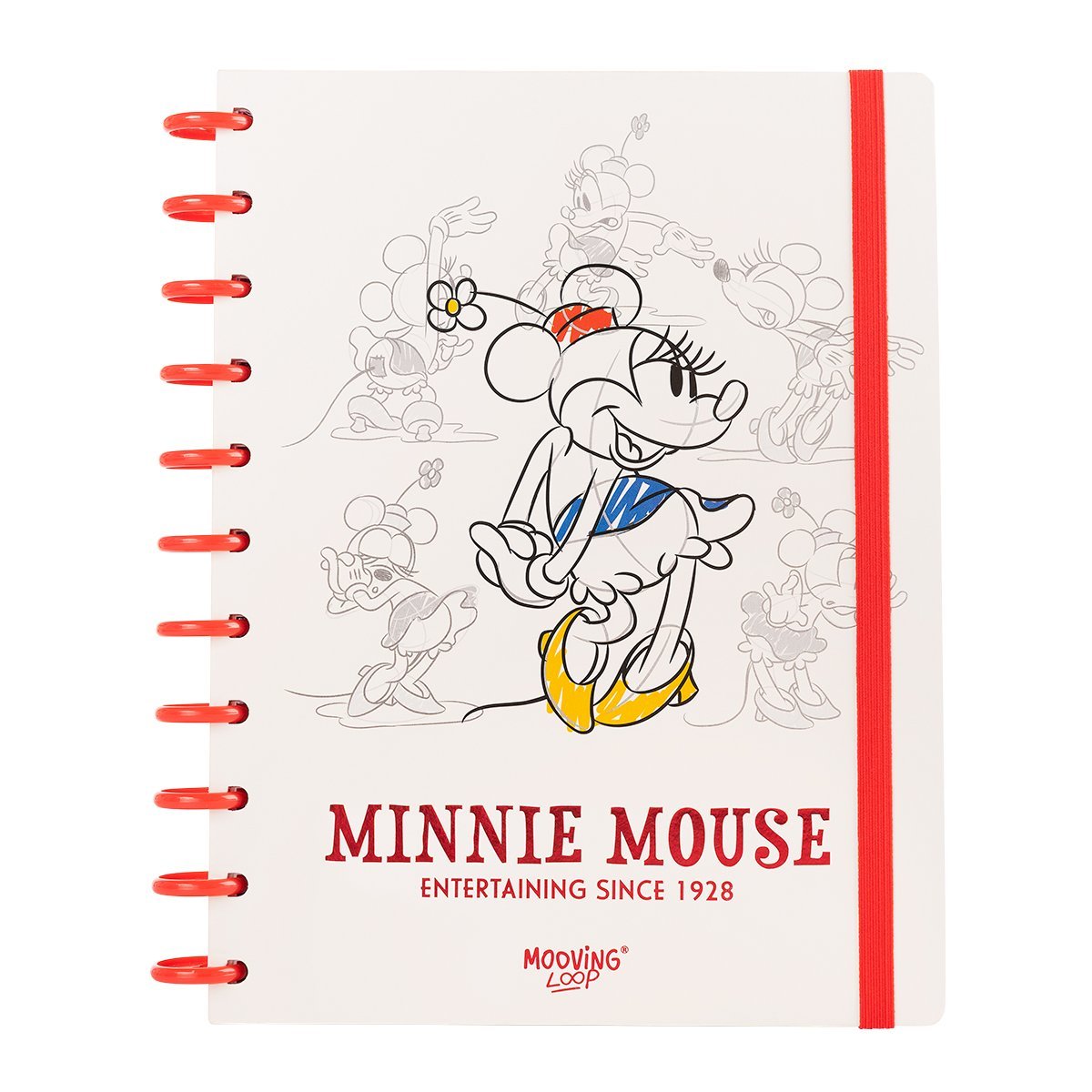 CUADERNO MOOVING LOOP A DISCOS CARTA MINNIE MOUSE      1711131
