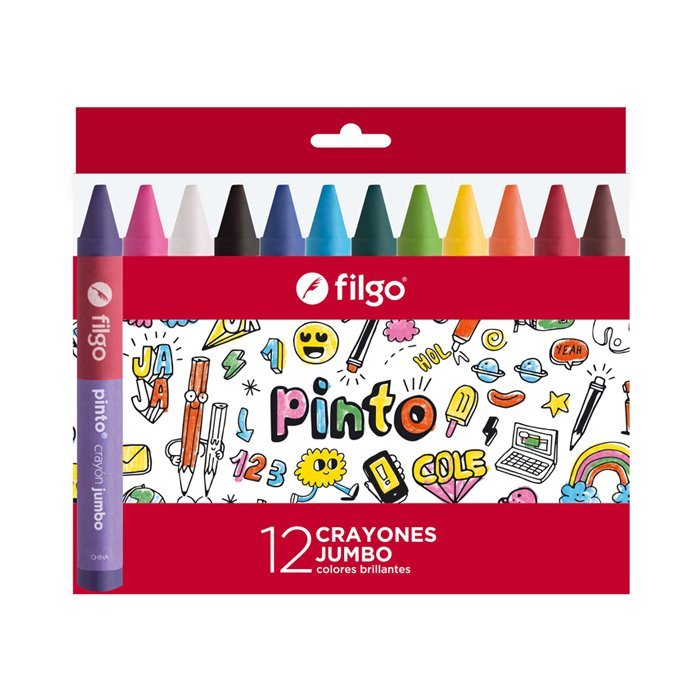 CERA FILGO PINTO JUMBO x 12 COLORES