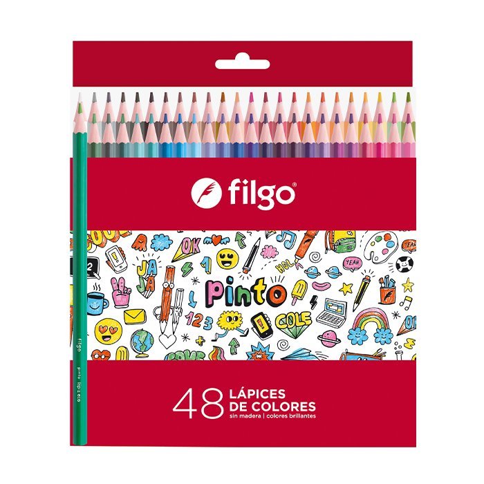 LAPIZ FILGO PINTO DE RESINA x 48 COLORES