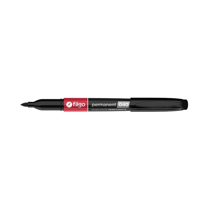 MARCADOR FILGO PERMANENTE 040 FINO NEGRO x 1 UNIDAD