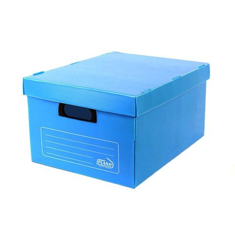 CAJA BANCO PLASTICA 455 X 355 X 255 AZUL.804