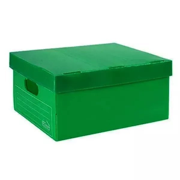 CAJA BANCO PLASTICA 380 X 380 X 380 VERDE    805