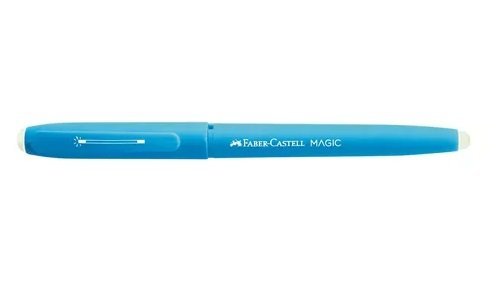 BOLIGRAFO FABER CASTELL BORRABLE MAGIC CELESTE