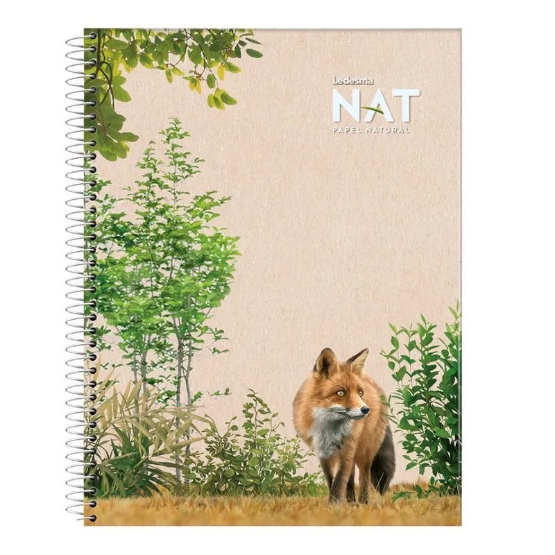 CUADERNO LEDESMA NAT 22 x 29 TAPA DURA 100 HOJAS RAYADAS