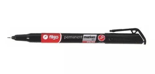 MARCADOR FILGO PERMANENTE 041 ESTRA FINO NEGRO x 1 UNIDAD