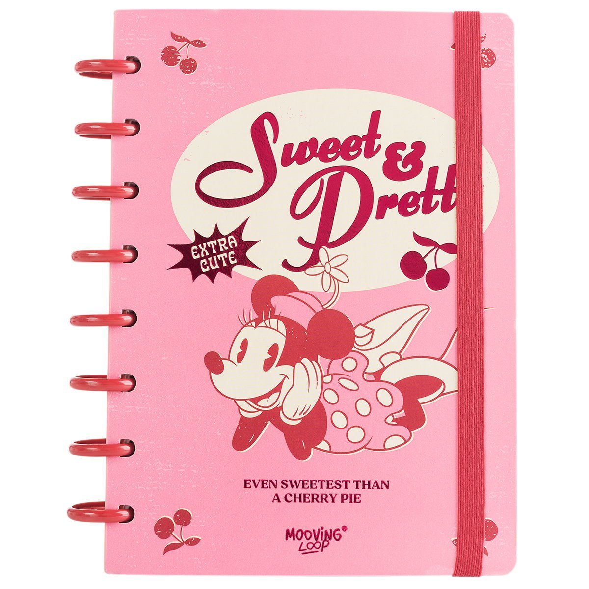CUADERNO MOOVING LOOP A DISCOS A5 MINNIE MOUSE   1721131