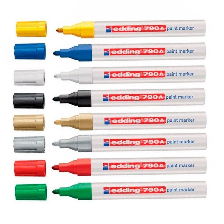MARCADOR EDDING  790 PAINT BLANCO PUNTA GRUESA