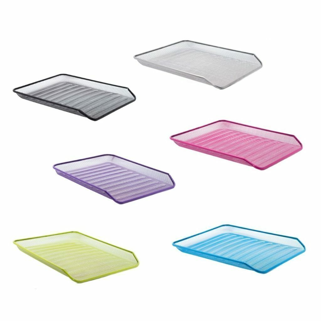 BANDEJA PAPELERA VALUES 1 PISO PLATA     TC18-34PL