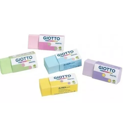 GOMA BORRAR GIOTTO MINI PASTEL