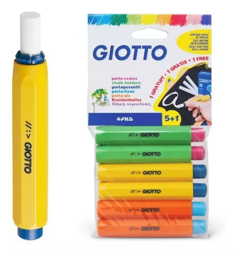 SET PORTA TIZA GIOTTO X 5 UNIDADES