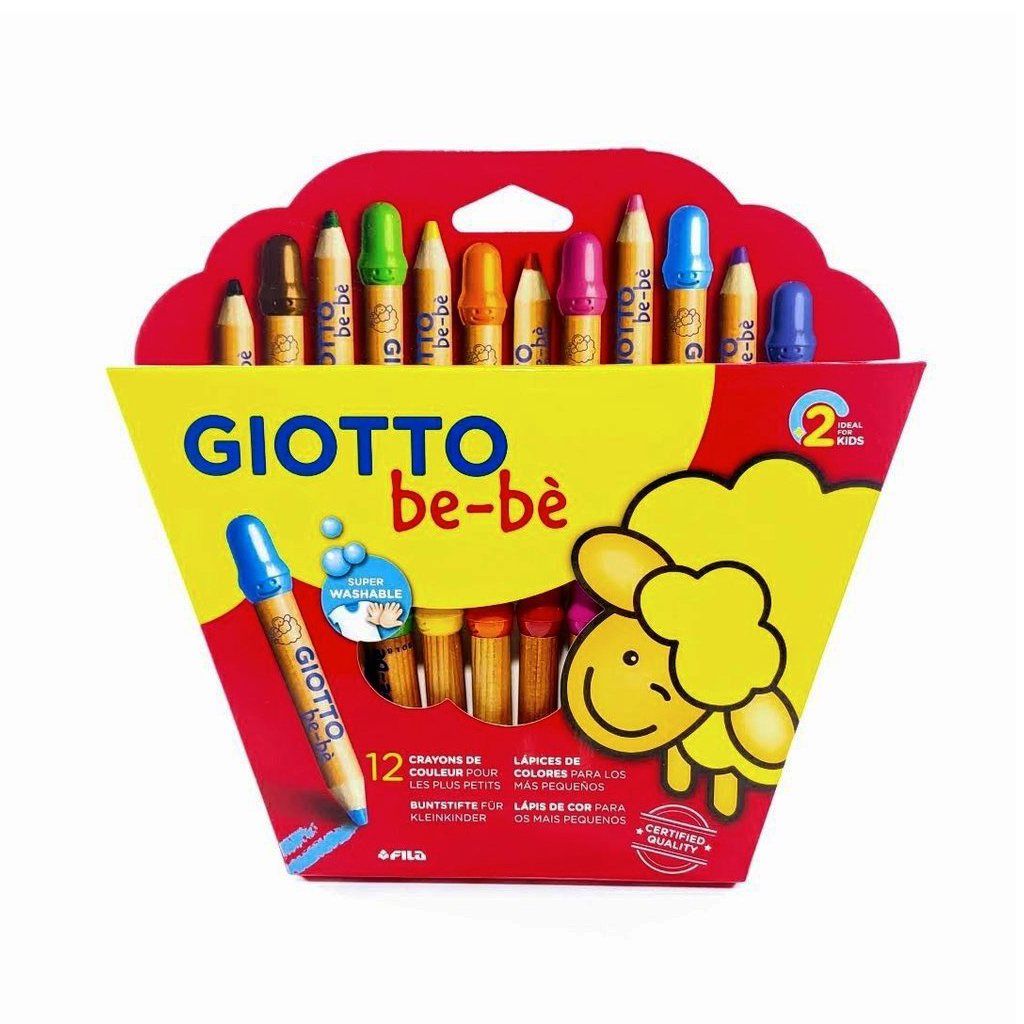 LAPIZ GIOTTO BEBE x 12 COLORES