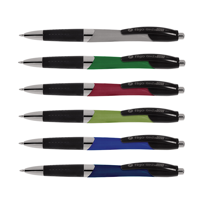 BOLIGRAFO FILGO GINZA RETRACTIL 1 MM NEGRO